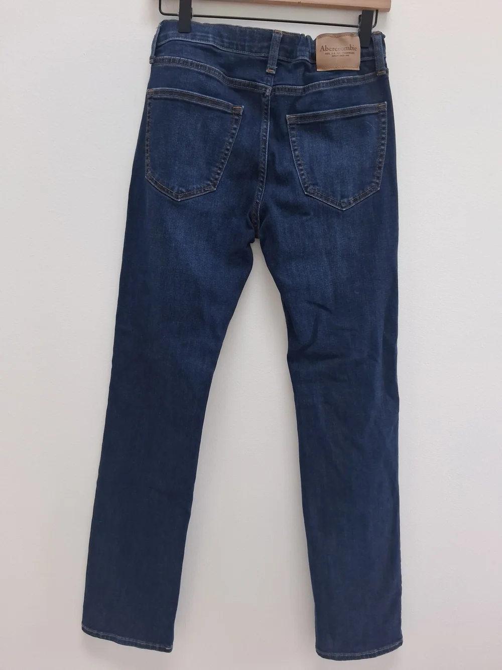 Abercrombie Kids' Straight Leg Denim Jeans Long Size 15/16 Years Classic